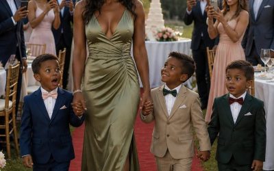 I took my 4-year-old triplets to my millionaire ex-husband’s wedding and his family’s reaction was chilling.