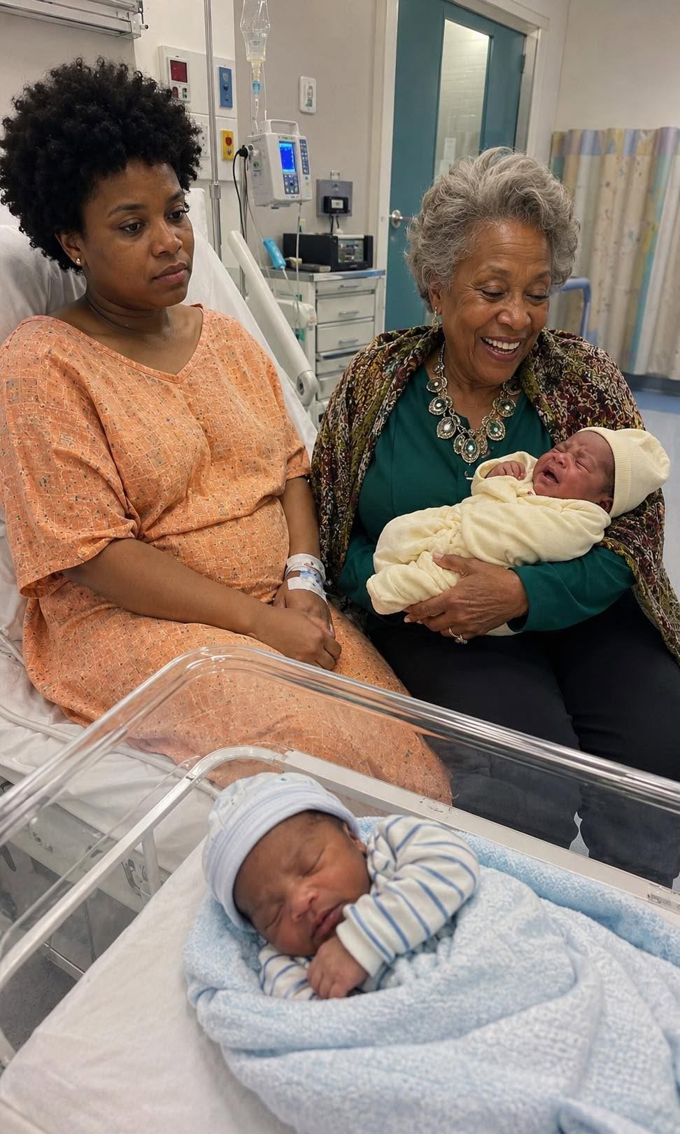 I h:id my career as a judge from my mother-in-law. After my C-section, she stormed in with adoption papers, demanding one twin for her infe:rtile part1