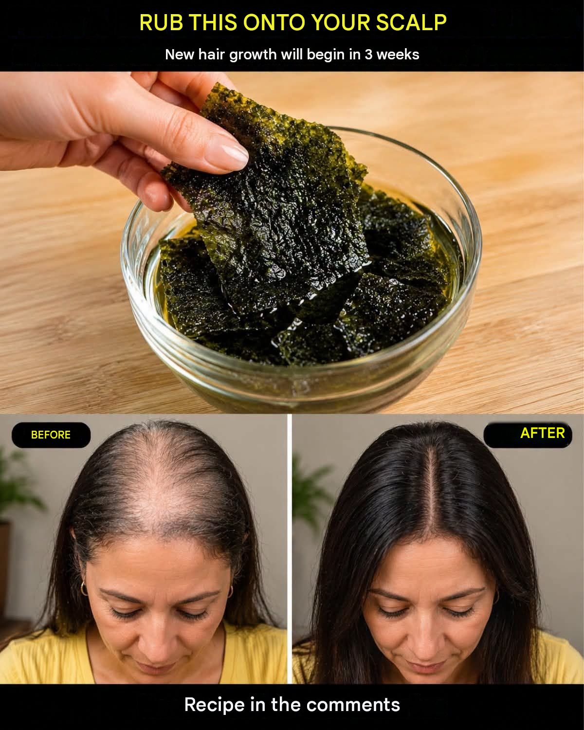 Purple onion tonic for hair growth