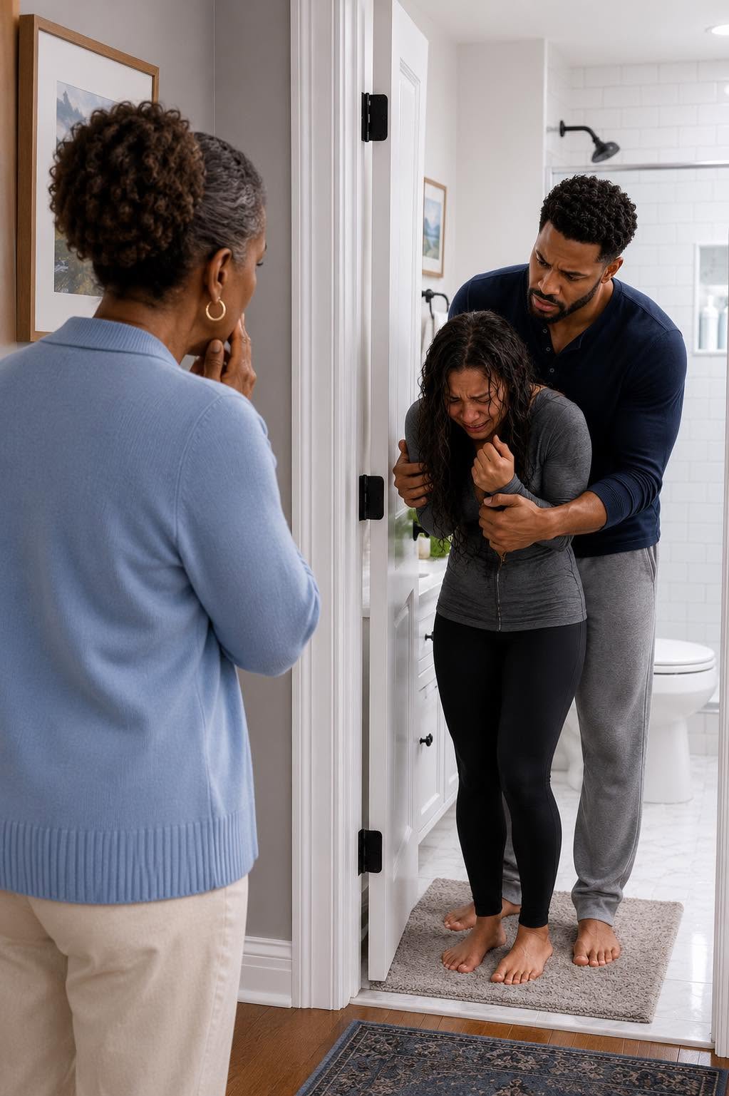 Every night my son showered at 3 a.m., and I kept telling myself it was just stress—until curiosity made me look through the bathroom door and I saw something so horrifying, so familiar, and so wicked that I left his home for a retirement community before sunrise… but I couldn’t leave her there…