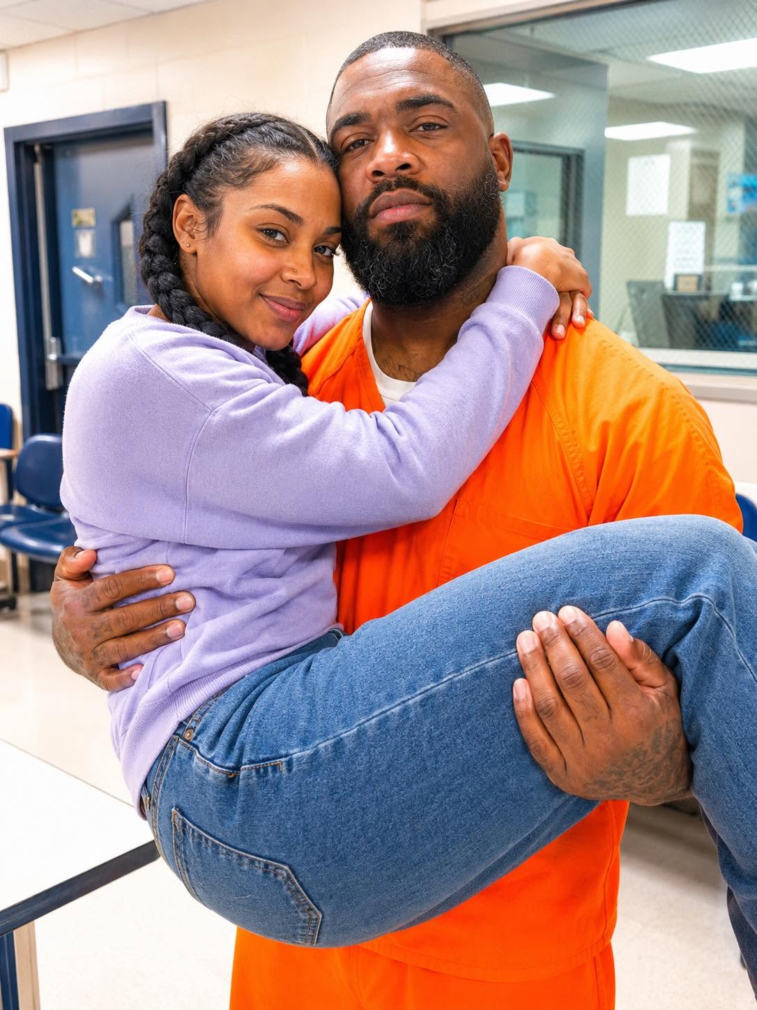 I married a prisoner for money while he was serving a twelve-year sentence — but after his conviction was overturned, he came to my apartment with a black box and said, “Now it’s my turn to be honest.” When I agreed to marry Jonah, I didn’t care whether he was innocent. He had been convicted of stealing from his family’s charity. I was twenty-seven, drowning in rent notices and raising my brother. So when Jonah’s mother offered me ,000 a month to become his wife on paper, I said yes before shame could catch up with me. “Visit twice a month,” she said. “Write letters. Make the court see he still has family.” Our wedding happened behind scratched glass, with a guard watching the clock. I expected Jonah to be angry. Cold. Maybe cruel. But he was gentle. He remembered my brother’s birthday, asked if I had eaten, and sent notes with sketches in the margins. At first, I only acted like I cared. Then I stopped acting. I started reading his case files at night. Missing signatures. Dates that didn’t match. A witness who left the state after testifying. When everyone else called Jonah a thief, I stood outside courthouses with folders in my arms, begging lawyers to take another look. Jonah never asked why. By then, I loved him. Three years after our prison wedding, the truth came out. His cousin had moved the charity money, forged Jonah’s name, and let him take the blame. The day Jonah walked free, I thought he would run into my arms. Instead, his face tightened, as if freedom itself had bruised him. Then he took my hand and said, “Come home with me.” For one week, I believed we had survived the worst of it. Then, on the eighth night, Jonah placed a black box on our kitchen table. “What is that?” “Now it’s my turn to be honest.” I tried to smile. “Jonah, don’t scare me.” His expression shifted, and my skin went cold. “Yes,” he whispered. “I have to. Because when you married me, you agreed to something far BIGGER than a name on paper.”