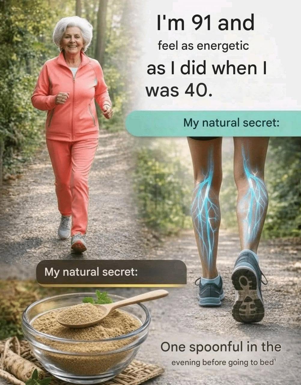 SENIORS: Eat this before bed to increase blood flow and improve circulation in the legs and feet.