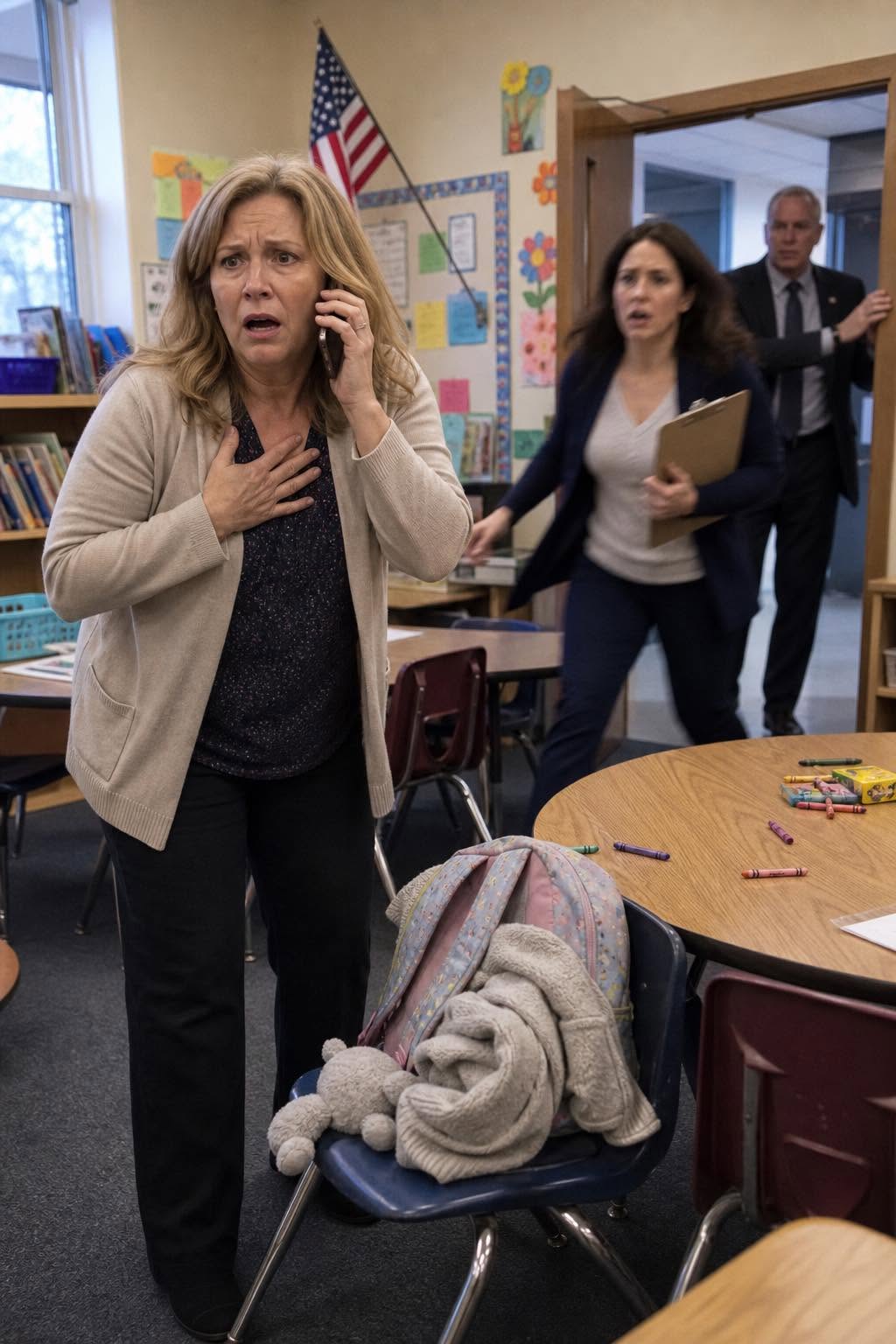 A Quiet First-Grade Girl Sat Alone in the Back of the Classroom, Begging Her Teacher Not to Tell Anyone — Until a Hidden Injury Revealed a Truth No One Had Noticed for Months