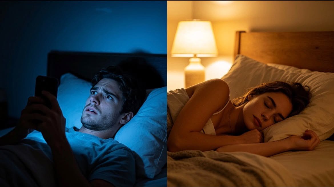 1 in 3 adults can’t fall asleep easily… and most never fix the real cause. 😴 6 simple habits fixed my insomnia — no medication.