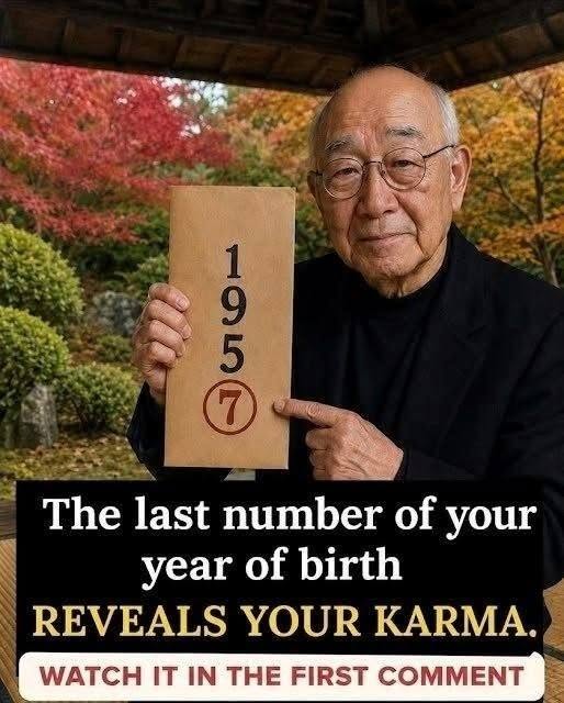 Look at the last digit of your birth year and discover your hidden karma…