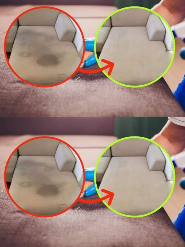 To remove stains from your sofa at home, use this powerful natural stain remover.