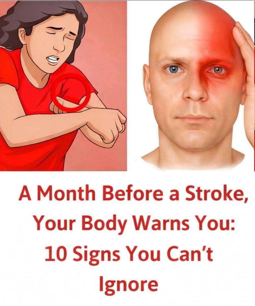 A month before a stroke, your body warns you: 10 signs not to ignore
