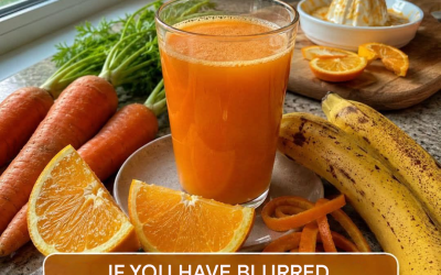 Natural juice to improve vision and care for the eyes
